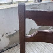 Set 4 chaises rustiques chêne De puydt, Belgique 1970