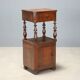Antique Louis-Philippe bedside table in walnut, Italy, 19th century.