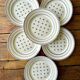 6 vintage Luneville ceramic plates