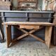 Console made of pine