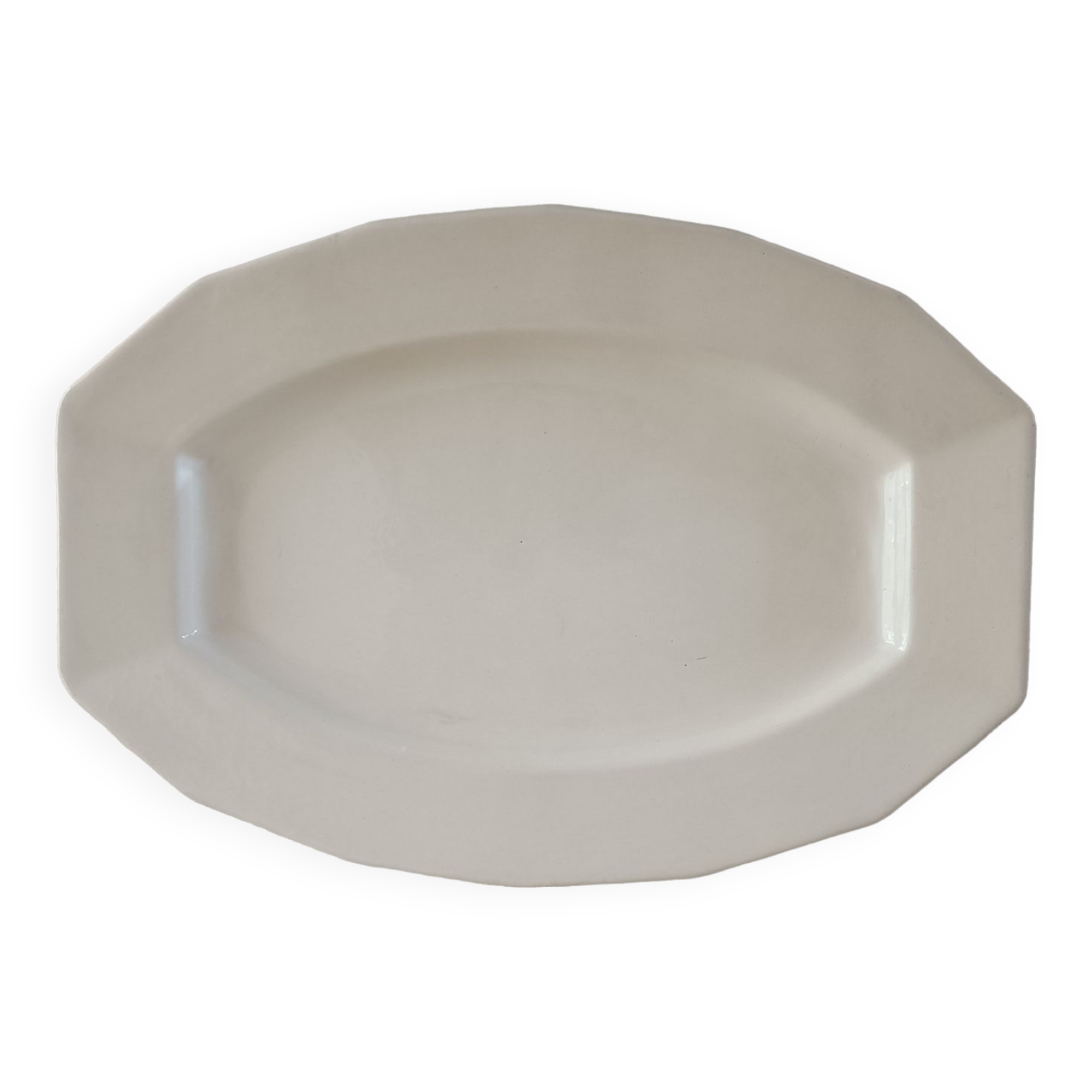 Half-porcelain plate from badonviller