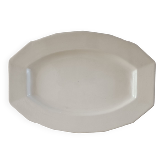 Plat demi-porcelaine de Badonviller