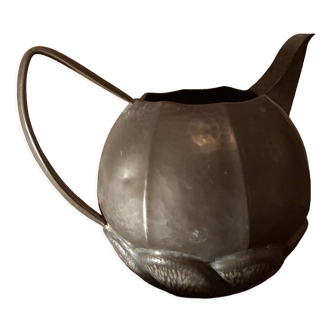 François Médoc art deco pewter pot