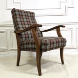 Scandinavian armchair with scottish tiles