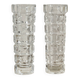 Pair of Cristal d'Arques vases