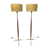 Pair of floor lamps Maison Lunel 1950