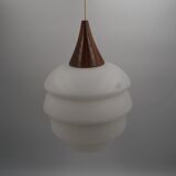 Vintage Philips Kalff opaline chandelier