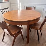 Vintage round dining table