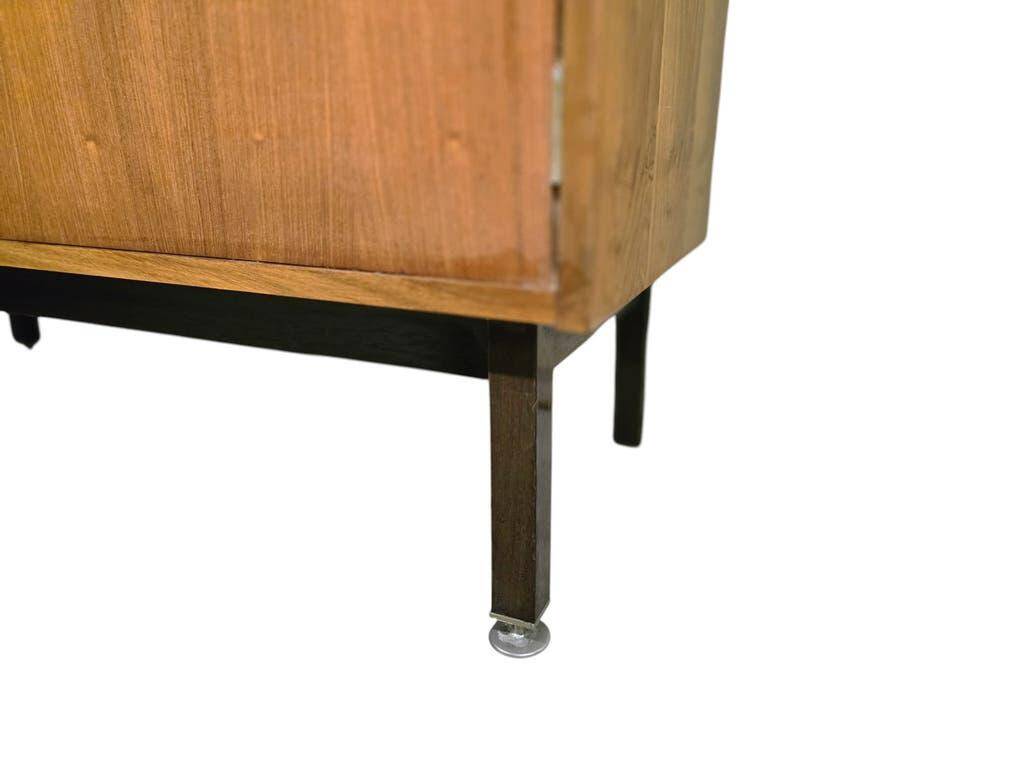 Bibliothèque / vitrine vintage en bois MDK