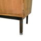 Bibliothèque / vitrine vintage en bois MDK