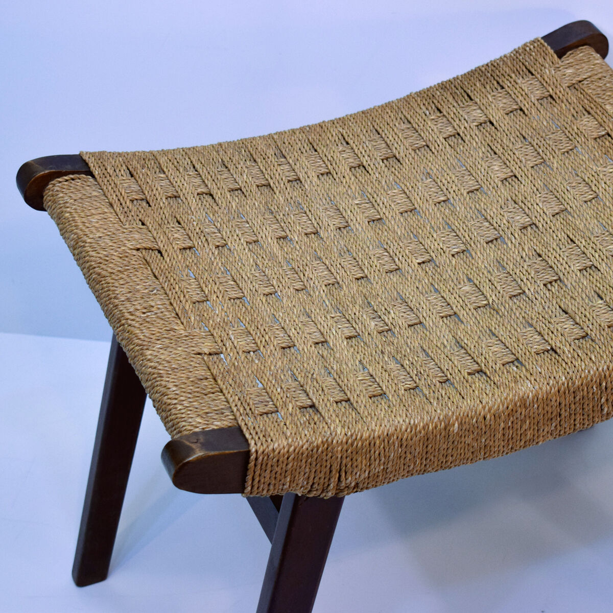 Gispen's Ottoman vintage braided rope stool