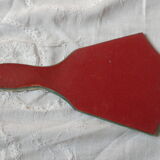 Against hand time beveled mirrored art deco 14x25cm