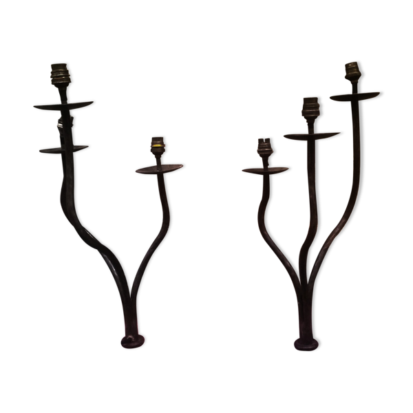Paire de luminaires vintage