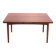 Vintage teak rectangular extendable dining table