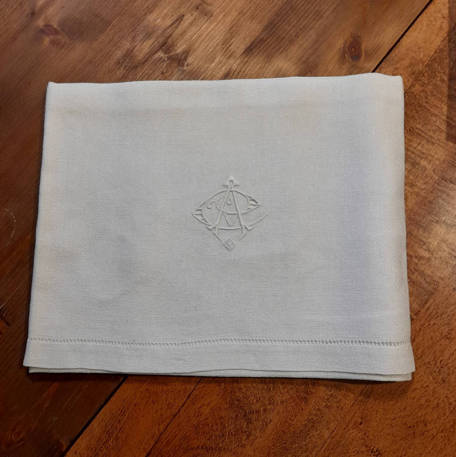 6 Napkins early 20th century AC monogram