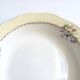Vintage shallow dish L'Amandinoise model Paola white cream flowers