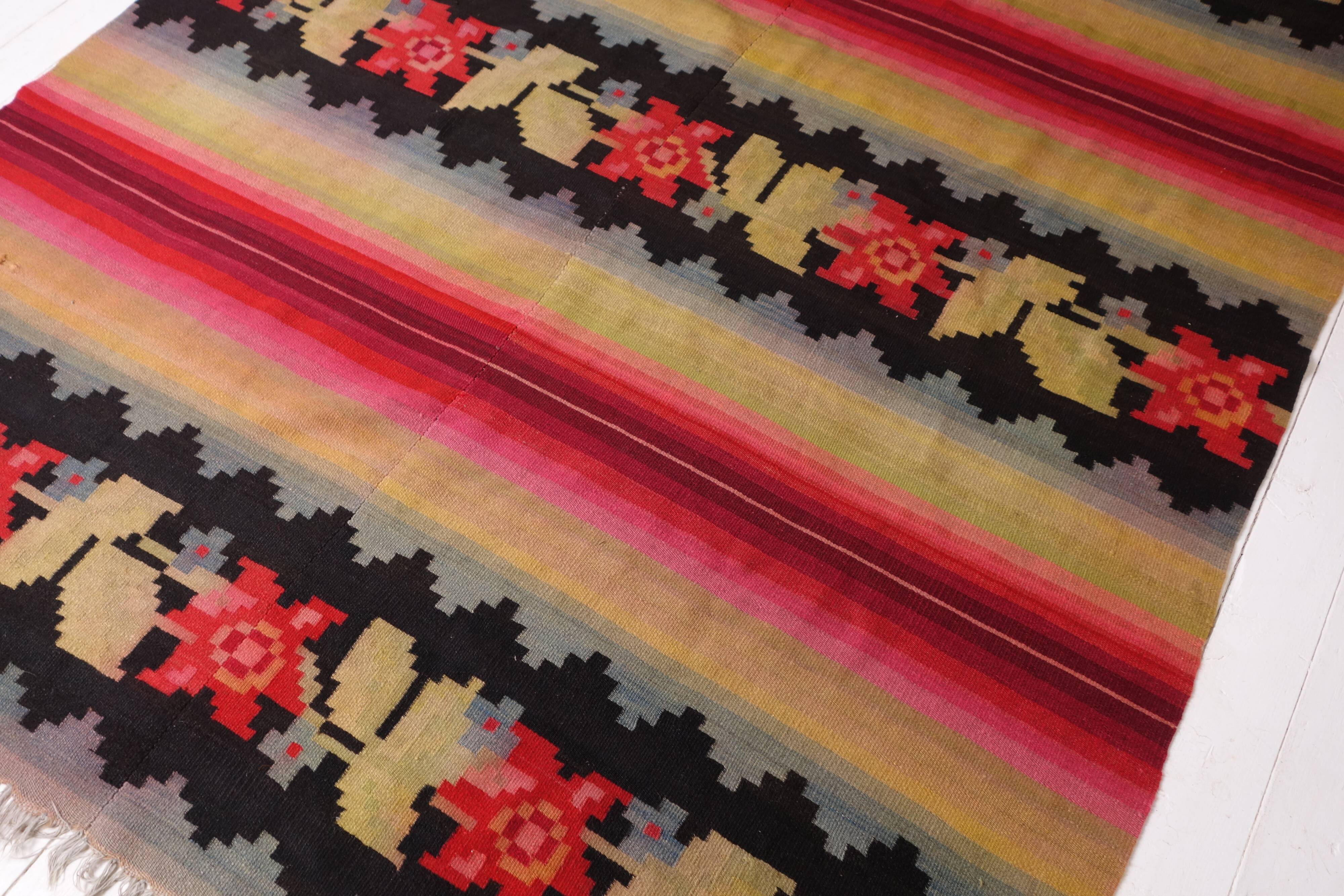 Vintage Greek Kilim Rug