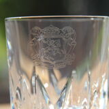 5 chivas Regal engraved vintage whiskey glasses