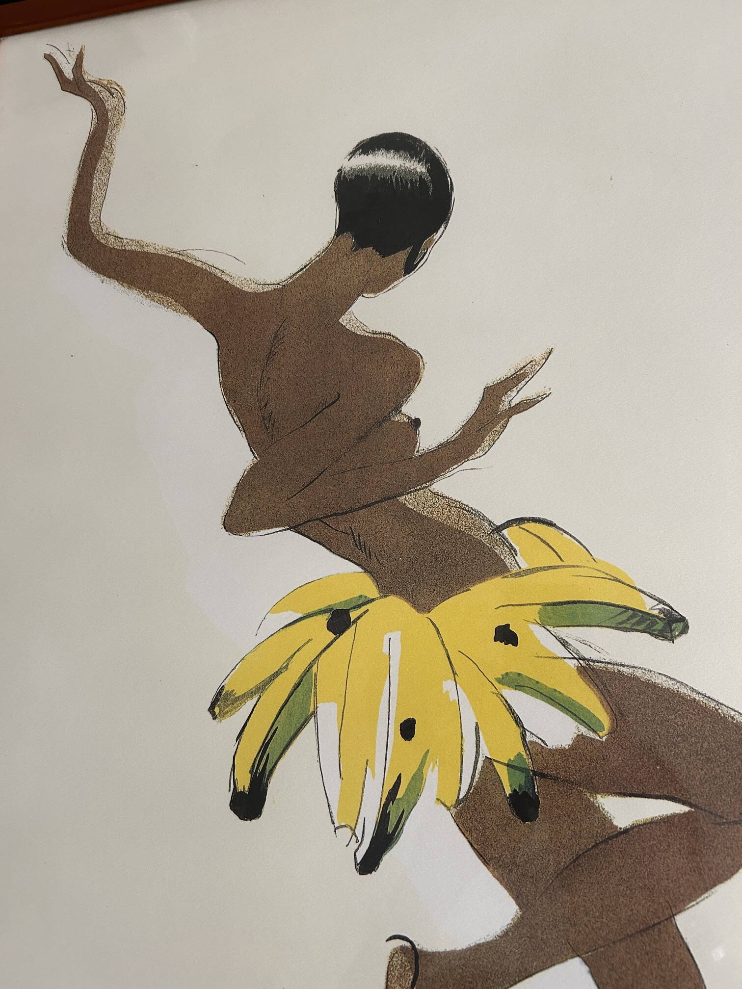 lithograph Tumulte Noir Joséphine Baker by Paul Colin