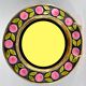 Round mirror Mithé Espelt vintage ceramic 1950