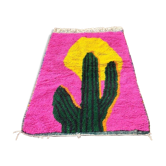 Tapis marocain en laine pure tissée main