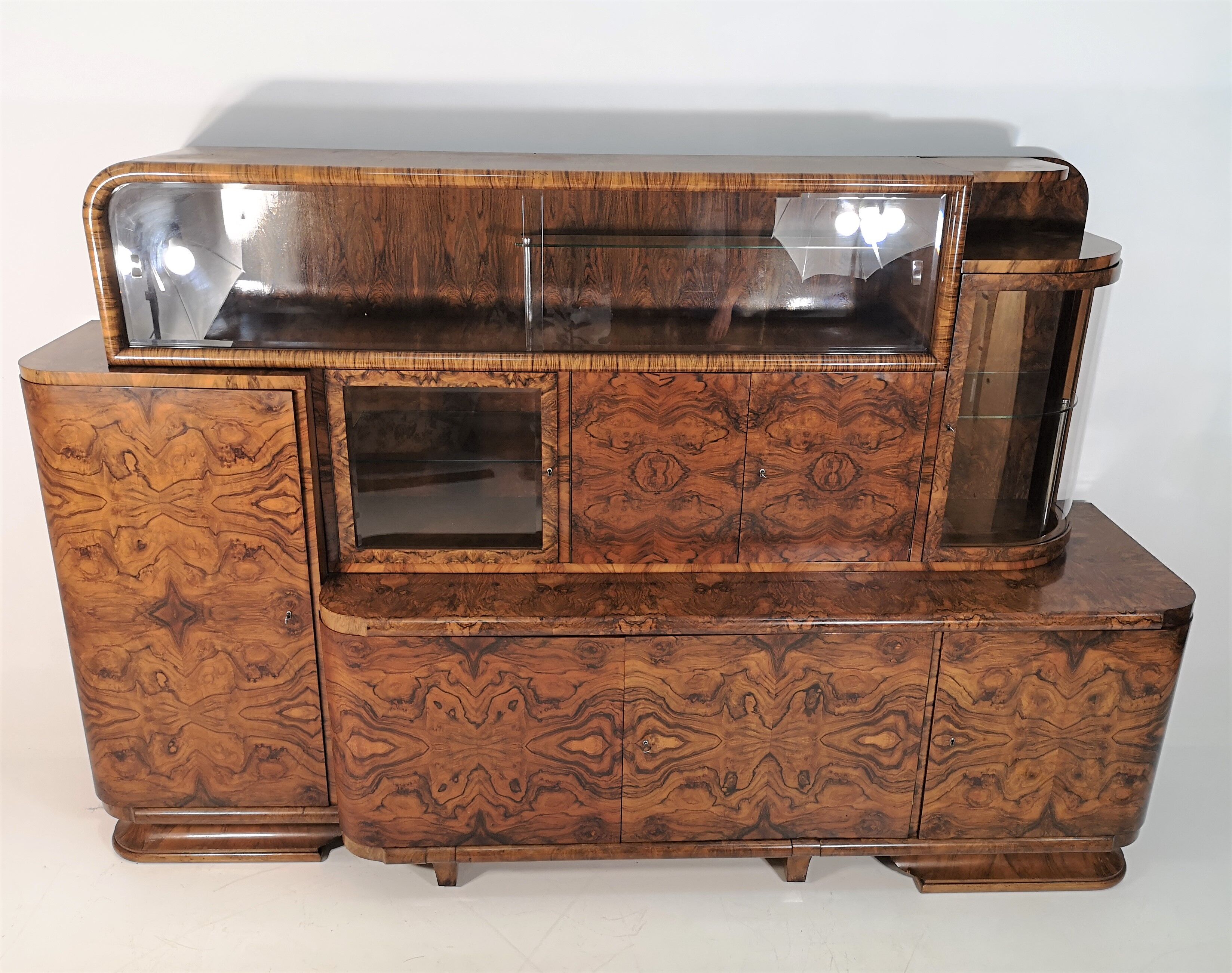 Art Deco Sideboard and Desk 2 in 1, 1940s