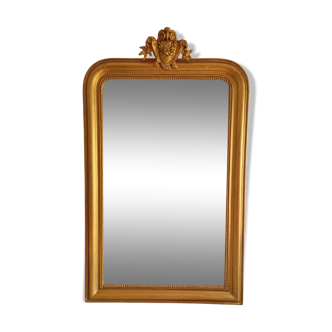 Louis Philippe mirror gilded 115 x 69 cm