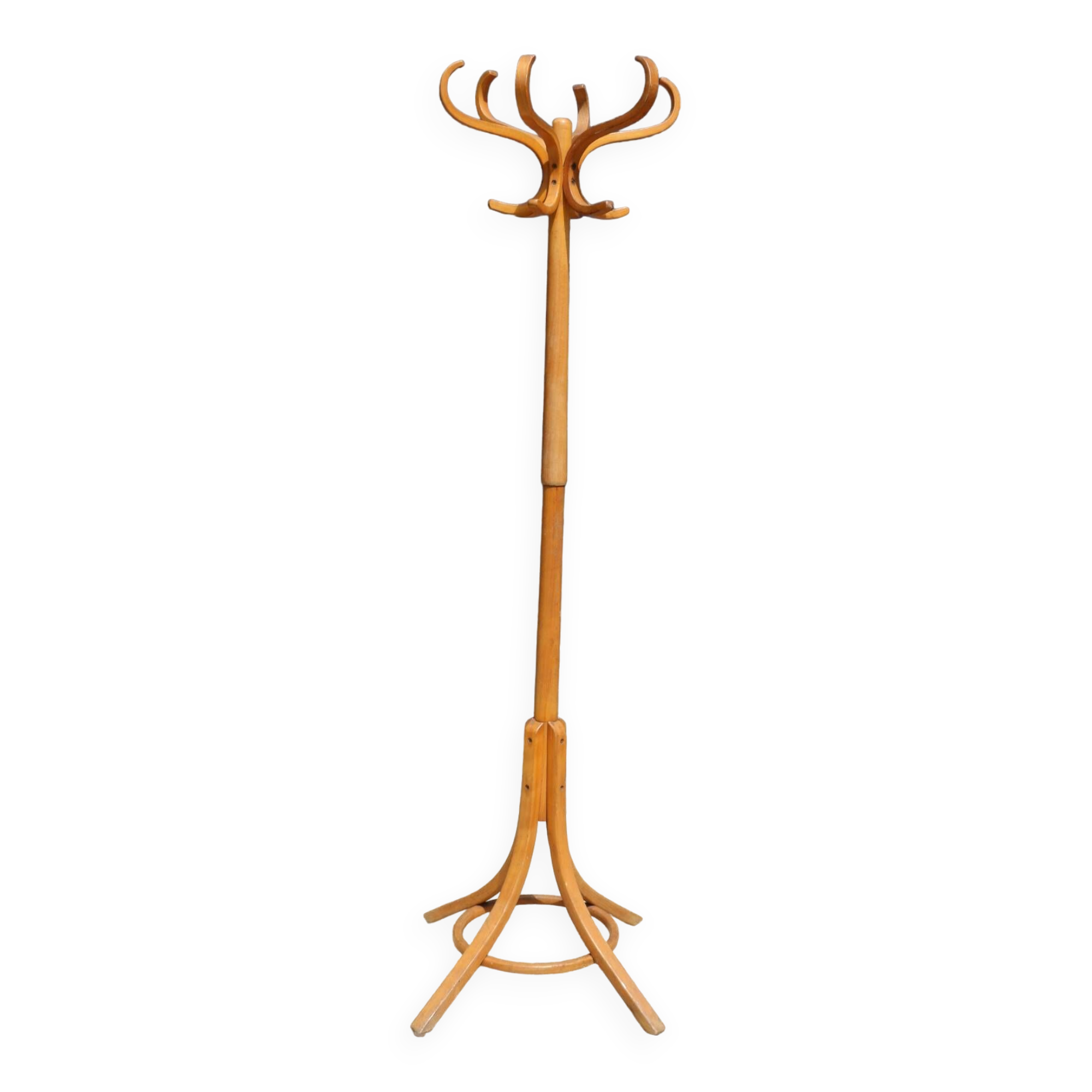 BAUMANN parrot coat rack, simple, light beech