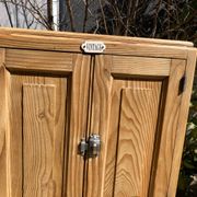 Compact Parisian buffet, 2 elements, pine/beech.
