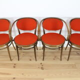 Chairs bistro curved wood called "Le Corbusier"