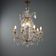 Antique chandelier Maria Theresa in gilded iron, Italy, 20th century