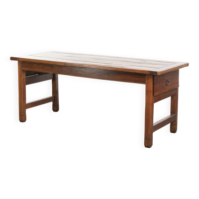 Table de ferme française antique pour 4/6 personnes du XVIIIe siècle