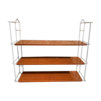 Metal wall shelf