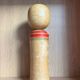 Ancient signed Japanese Kokeshi – painted wood – Tōhoku – mid 20th century