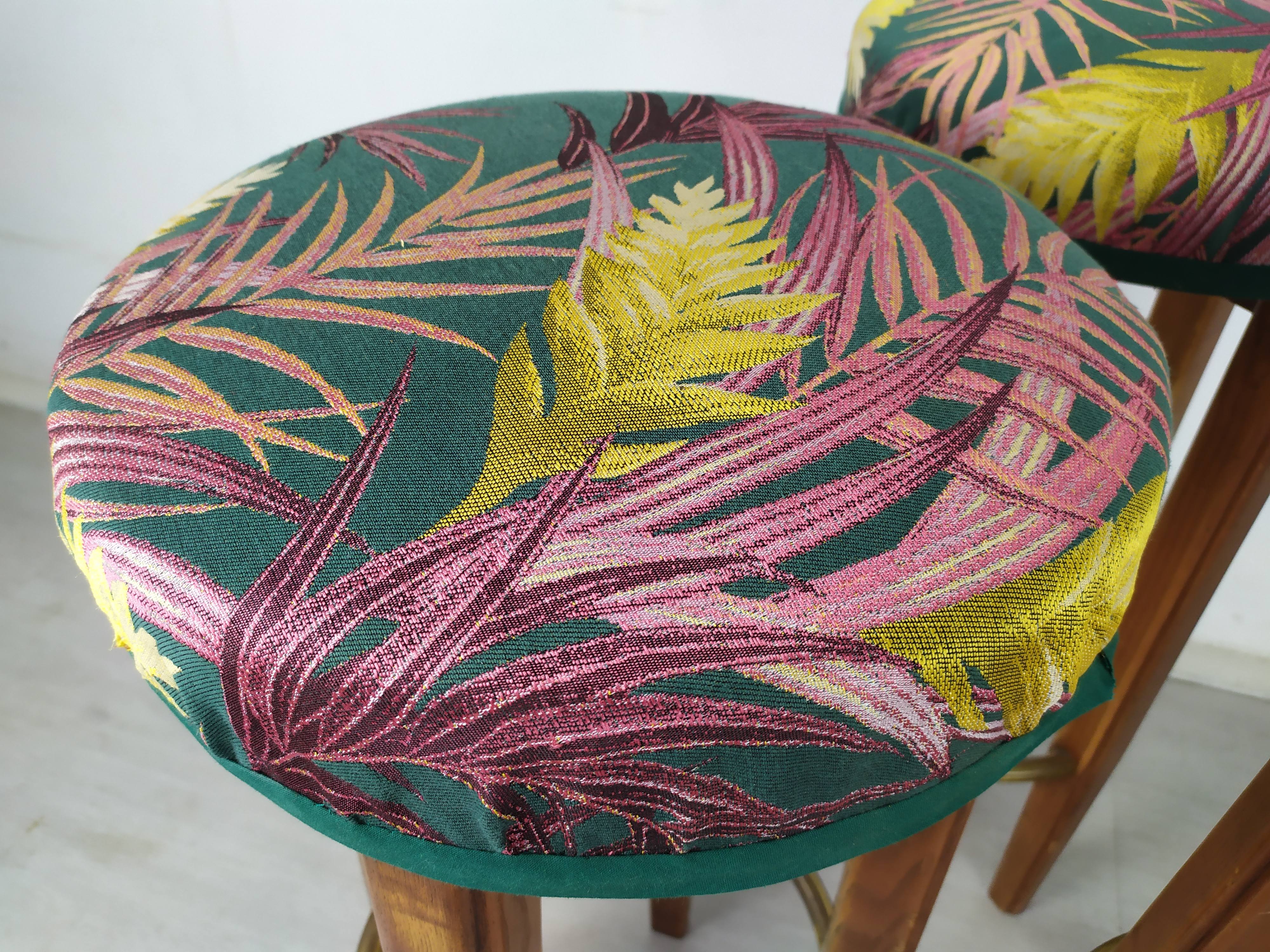 3 art deco bar stools