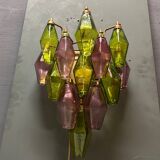 Murano Glass Poliedri Sconces, Italy, 1980s - Set of 2