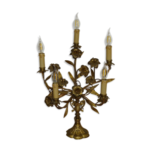 Candélabre en bronze