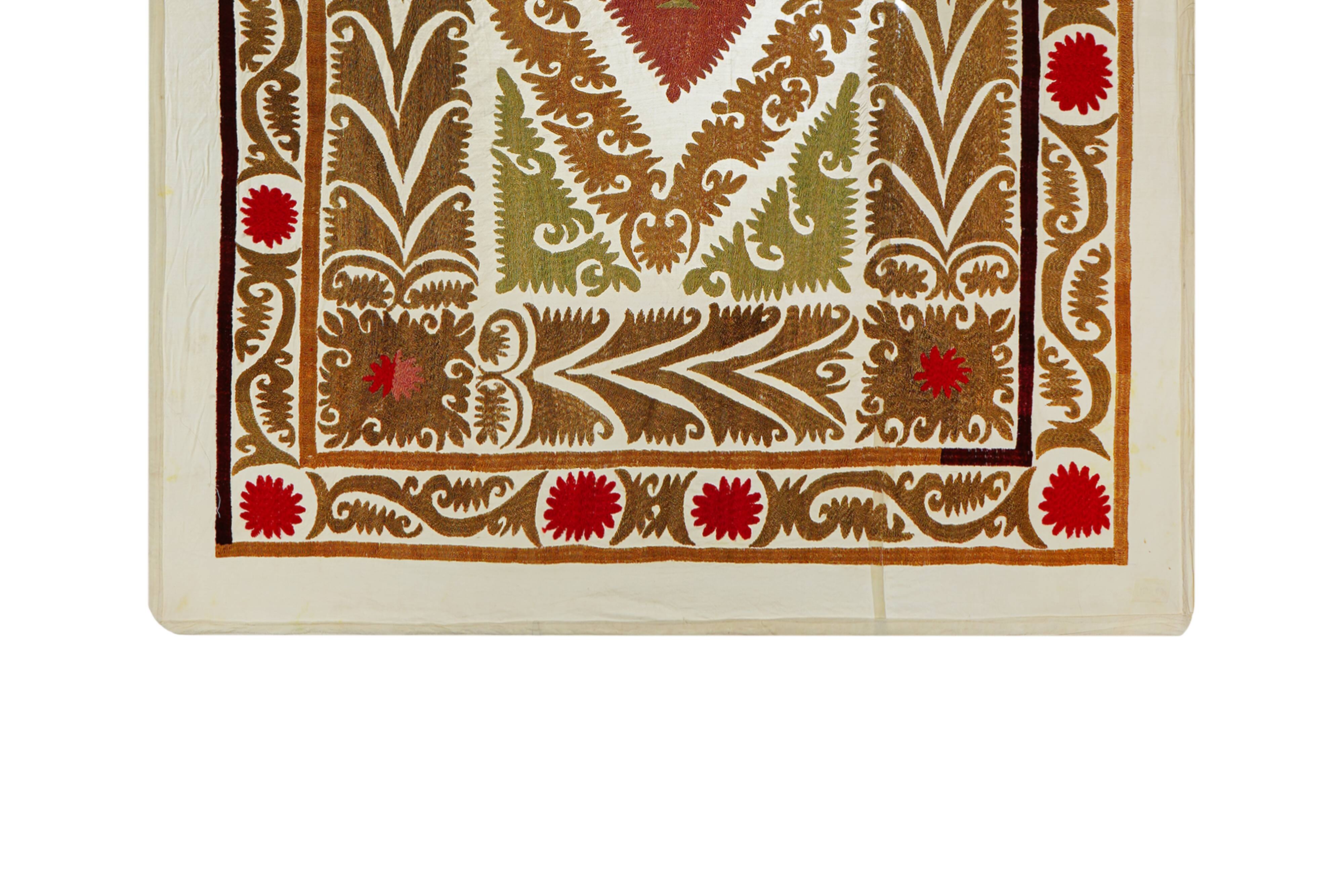 Vintage Turkish hand-knotted rug 108x131 cm