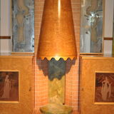 Radio bar and fireplace circa 50