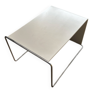 Table basse — plateau - blanc