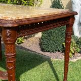 Middle table in walnut style Louis XVI