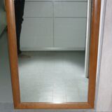 Mirror domed wooden frame 73x53, 80s