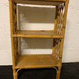 Rattan bookcase shelf