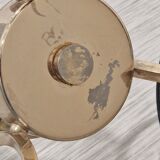 Art deco brass chandelier