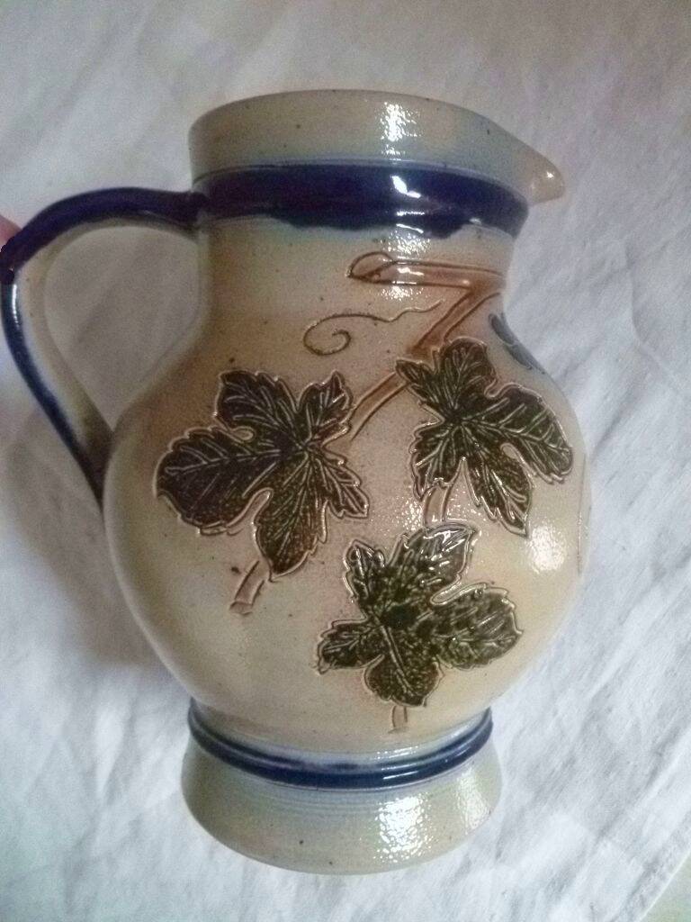 Alsace stoneware jug Roger Schmitter Betschdorf