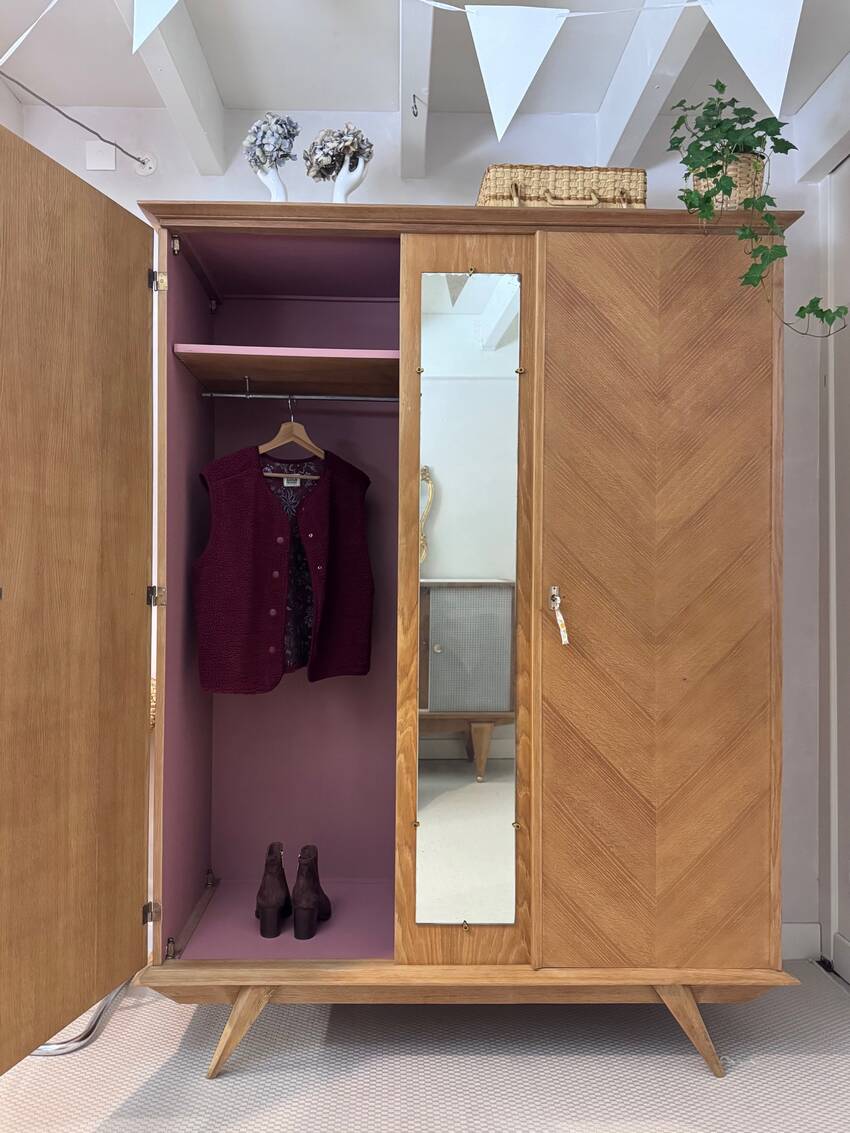 Restored vintage wardrobe