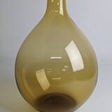Large scandinavian vase in blown glass by arthur percy for gullaskruf, sweden - 50s