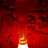Space age ashtray lamp