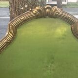 Imposing neo-classical style mirror, wood and stucco "Deknudt"