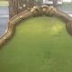 Imposing neo-classical mirror, wood and stucco "Deknudt"